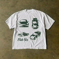 Womens(Unisex) Graphic T Shirt S-4XL White Cotton Y2K Fruit Cherry Car Tee Top