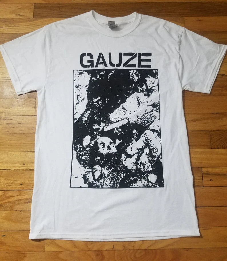 GAUZE Equalizing Distort T-Shirt Japanese Hardcore Punk Band Tee UK RAW
