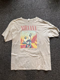 Nirvana  M & O Gold T-Shirt SZ XL Kurt Cobain Y2k Short Sleeve