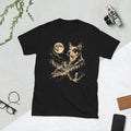 Australian Cattle Howling to The Moon Meme Animal Graphic T-Shirt