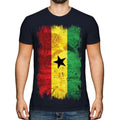 Ghana Grunge Flag Mens T-Shirt Ghana Football Jersey Gift