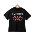 Veterans Washed T-Shirt America 250 Years of Freedom Eagle Military Tribute Tee