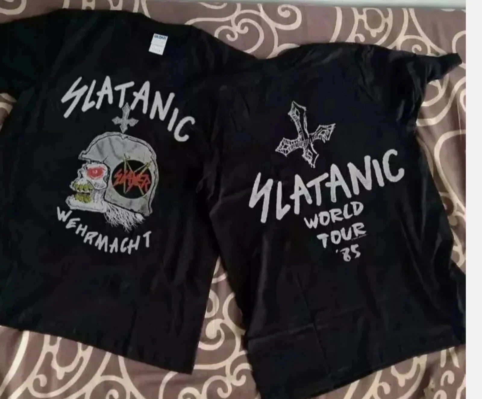 1985 Slayer Slaytanic Wehrmacht World Tour Shirt