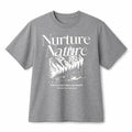Nurture Nature Mountain Forest Nature‑Lover Retro Graphic Cotton T‑Shirt Unisex