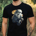 Mens Magic Wolf Magic Motif Cotton T-Shirt Size XS to 5XL