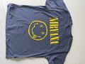 Nirvana T-Shirt Size 2XL Grunge Punk Rock Seattle Garage Band Blue Cotton