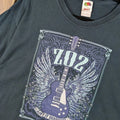 Z02 Ain't It Beautiful Vintage Y2K New York Guitar Art Hard Rock Band T-shirt XL