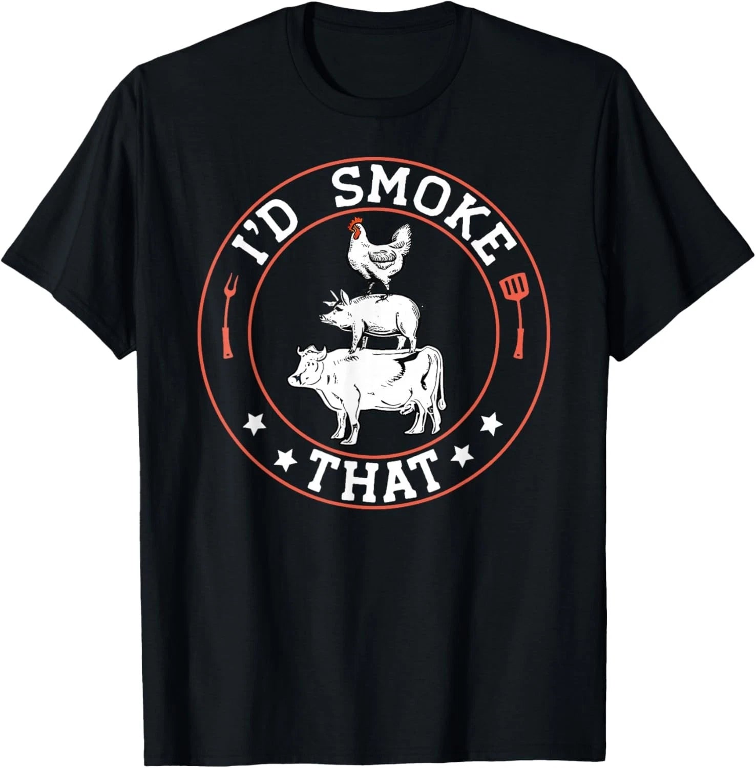 Chef Butcher BBQ Smoker I_d Smoke That Barbecue Pitmaster Gift Unisex T-Shirt