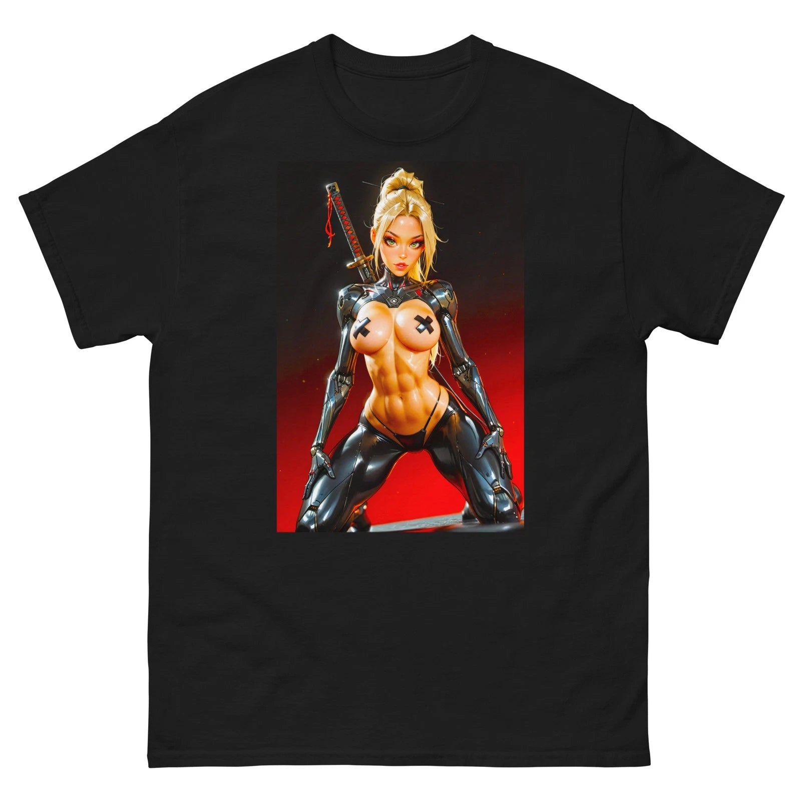 Ecchi Anime Girl Hentai Sexy Manga Waifu Short-Sleeve Unisex T-Shirt