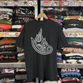 Y2K Tool Flaming Eye Classic T-Shirt Black XXL
