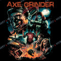 Axe Grinder Horror Movie T-Shirt | Retro Slasher Art | Sleazy Cult Cinema