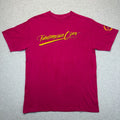 Vintage Hanes Beefy T T-Shirt Men’s XL Pink Transamerica Open Tennis 1987 USA