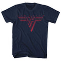 ** Van Halen Red Logo (Navy ) Official Licensed (Plus Size Available ) T-shirt *