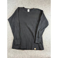 Carhartt Long Sleeve Shirt Mens Medium Black Minimalist Basics Streetwear Casual