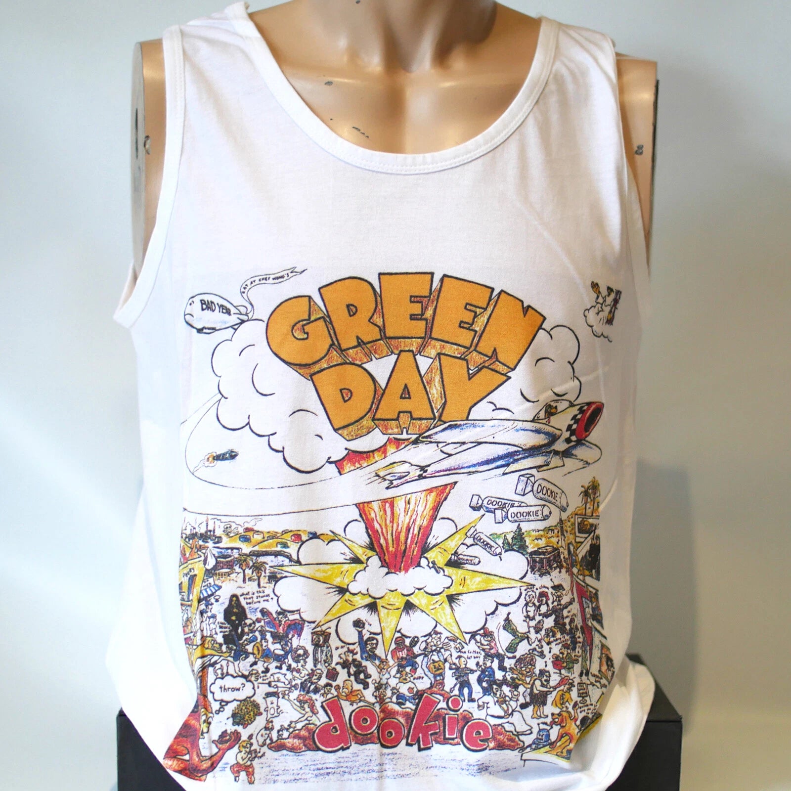 Green Day Punk Rock T-shirt Sleeveless Unisex Vest Tank Top S-3XL