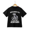 Are We Great Yet Unisex Tee-Anti Trump Politics Humor Statue of Liberty T-Shirt
