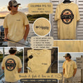 Columbia PFG Shirt Men XL Yellow Thrashed Distressed Fishing Y2K Grunge Tee Gorp