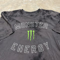 Monster Energy Tie Dye Men's Grey T-Shirt Size XL Y2K