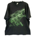 Alchemy Gothic Lupus Chaoticus Wolf Graphic T-Shirt 2001 Stedman Comfort XL #4