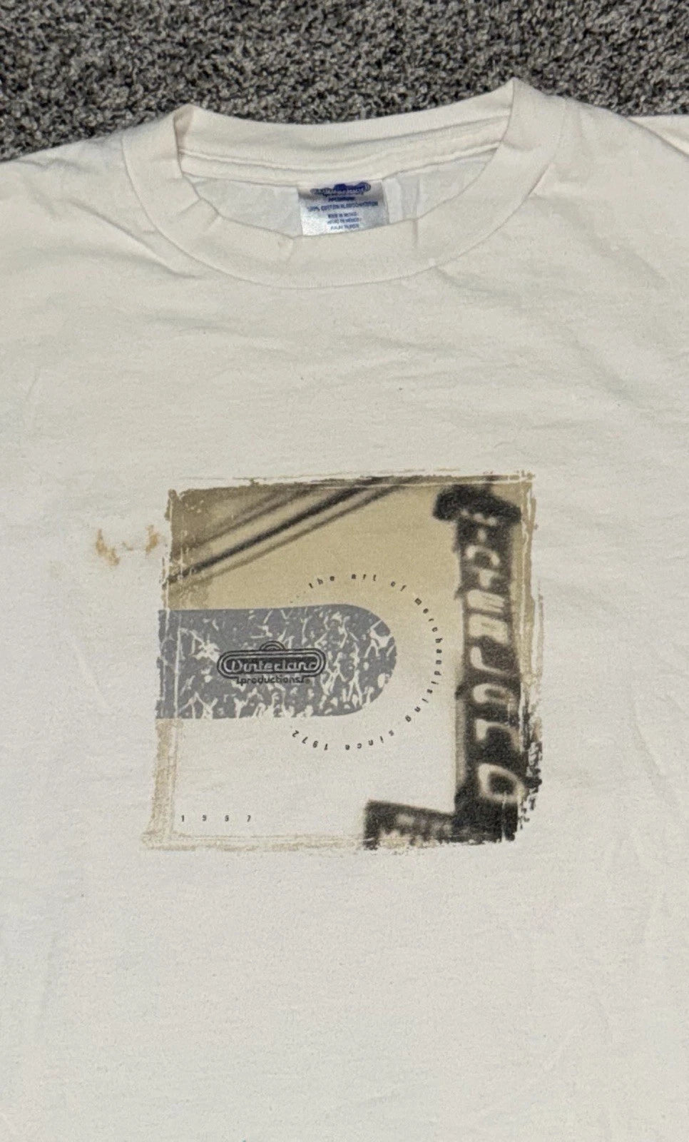 Rare Vintage 90s Winterland Brand Logo Graphinc Band Tour Concert Grunge Shirt