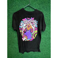 Y2K psychedelic Scooby-Doo Black T-Shirt Size Medium Unisex Gift