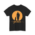 Walk for Peace Monks with Aloka Dog Minimalist Zen Art T-Shirt
