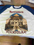 Iron Maiden -  Powerslave Rare White/Blue S to 3XL