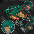 Maki Zenin T-shirt Jujutsu Kaisen Horror Anime Manga Kawaii Gift Shirt All Size