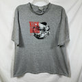 Vintage Distressed Large Nike Kick Hard Soccer T-Shirt L Tee Swoosh Y2K Football