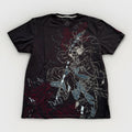 Vtg 2000s Marc Ecko Men Shirt XL Samurai Graphic Asian Style Dragon & Koi Y2K