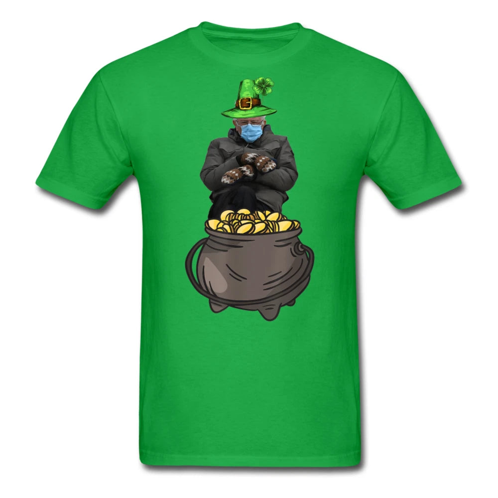 St. Patricks Day Bernie Sanders mittens meme inauguration T-Shirt Size S-6XL