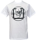 Psychic TV Skull T Shirt Mens White Industrial Punk Graphic PTV Alternative Top