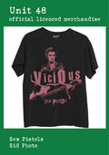 Sex Pistols - Sid Photo - Black T-Shirt Official Licenced Merchandise