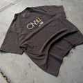 VINTAGE O'Neill Men Shirt XL Brown Logo Short Sleeve Grunge Skater Surf Y2K