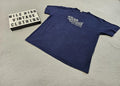 Retro Men's Funny Shirt XL Free Hugs Blue Tee Don't Touch Me Sarcastic Comedy