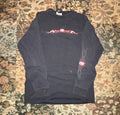 Vintage Nike Y2K Flame Graphic Long Sleeve T-Shirt Size Large