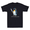 Flight Was Never An Option Funny Penguin With Knife Meme Novelty Men's T-Shirt