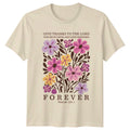 Floral Give Thanks To The Lord Forever Psalm T-Shirt Boho Nature