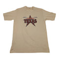 Vtg 70s Texas Star Horn Glitter T Shirt Iron On Graphic Paper Thin 50/50 Size L