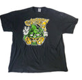 VTG New Age Hippy Clothing NAHC Troll Peace Sign Black T-Shirt Men's Size 2XL