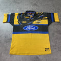 Vintage Wellington Hurricanes Rugby Y2K Large Polo Jersey M062