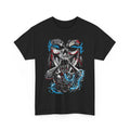 Grunge Inner Demon Skull T-Shirt Dark Fantasy Cyber Gothic Graphic Tee Men