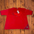 NWT Short Sleeves T-Shirt XL Red Y2K CLENCH JEANS Men's Faux Undershirt