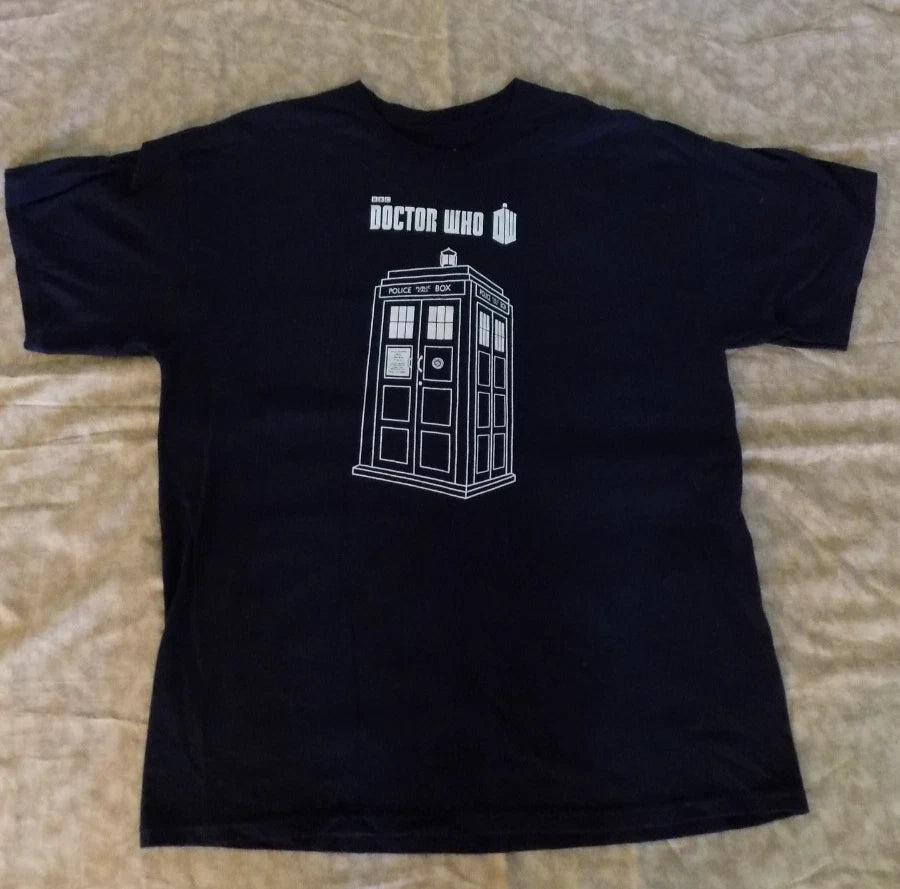 Doctor Who Adult XL T-Shirt - DOCTOR WHO & Tardis