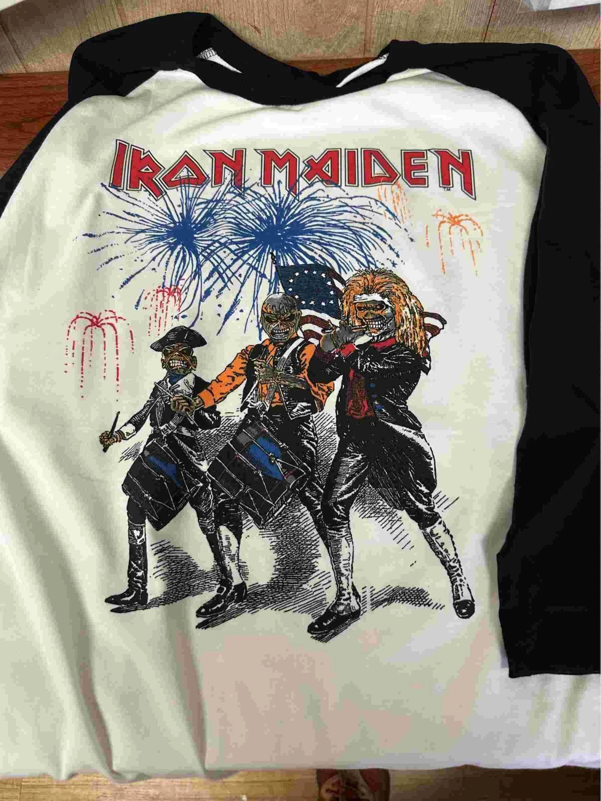 Iron Maiden Fourth of July tour 1985 S to 3XL