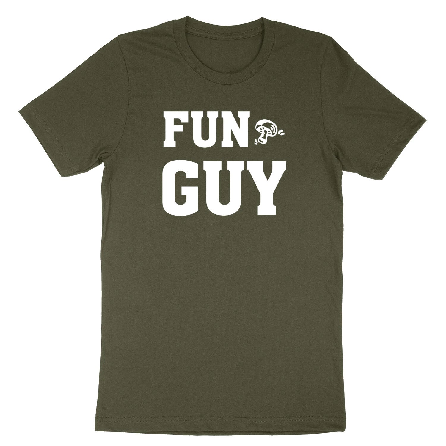 Fun Guy T-Shirt Fungi Humor Mushroom Shirt Funguy Funny Dad Joke Pun Fun Tee