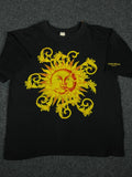 Vintage 90s Gianni Versace Profumi Sun T Shirt Black Graphic Tee XL