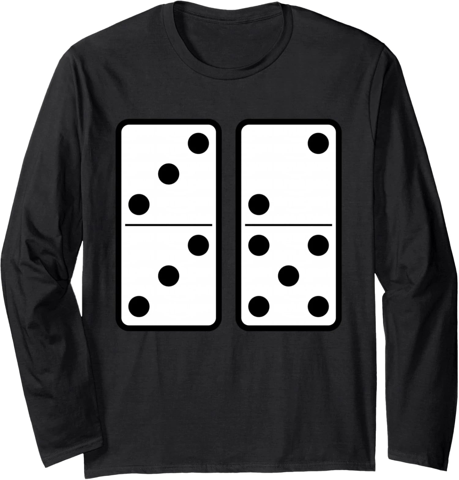 Funny 67 Meme Domino Addict Game Six Seven Long Sleeve T-Shirt