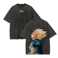 Dragon Ball Cotton T-Shirt Anime Vegeta Cotton Jersey T-Shirt Unisex Tops Tees
