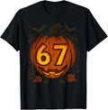 Halloween Meme 6 7 Pumpkin Six Seven Numbers Funny Unisex T-Shirt